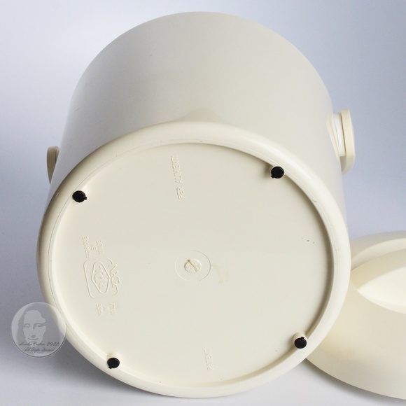 Vintage PPL Pedrini Ice Bucket Made in Italy Modern Home Decor Barware 1980s - Picture 12 of 13